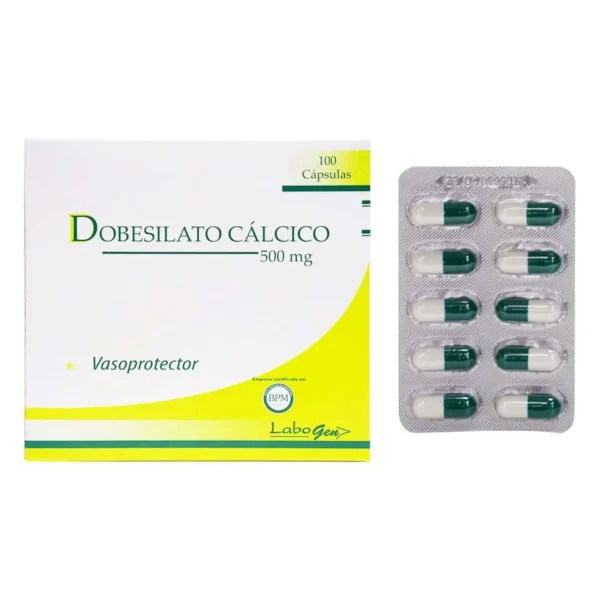 Dobesilato cálcico 500mg cápsulas