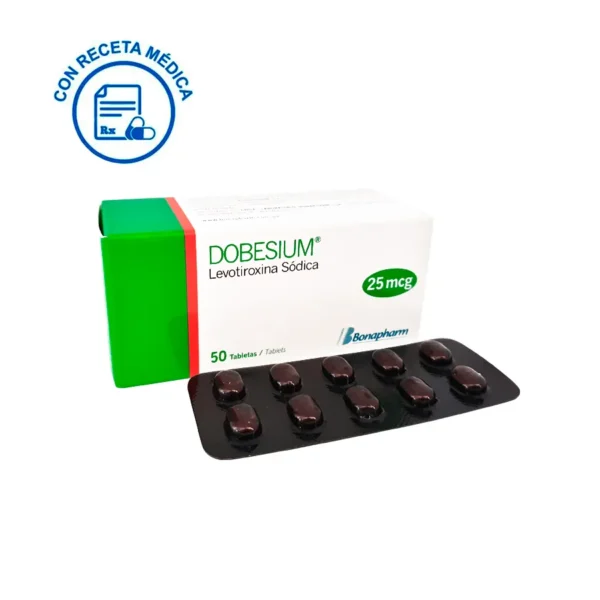 Dobesium 25mcg Tabletas Recubiertas