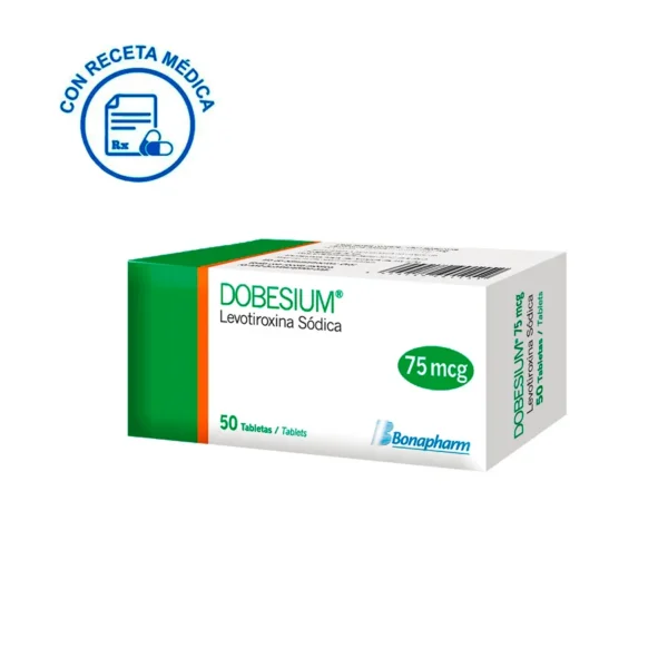 Dobesium 75mcg Tabletas Recubiertas