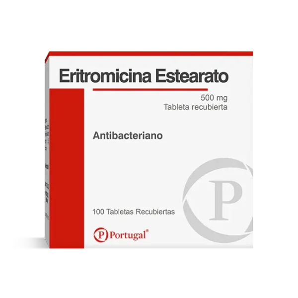 Eritromicina 500 Mg Tabletas Recubiertas