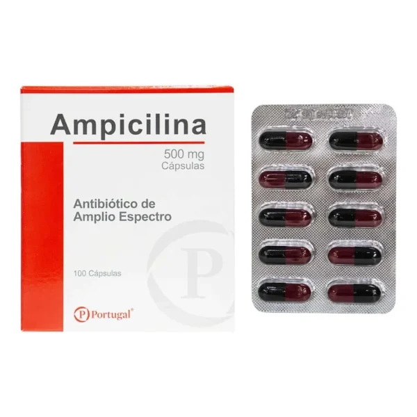 Ampicilina 500 mg Cápsulas