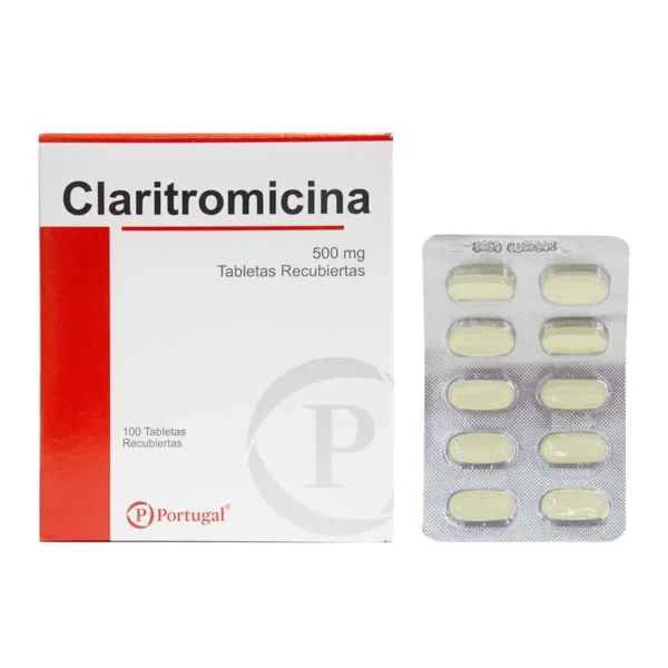 Claritromicina 500mg Tabletas