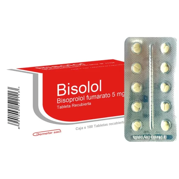 Bisolol 5mg Tableta Recubierta