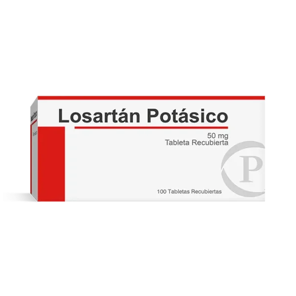 Losartan Potásico 50mg Tabletas recubiertas