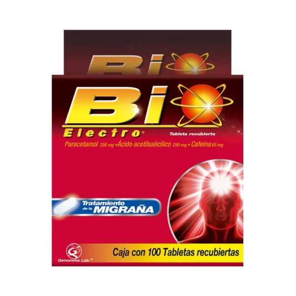 Bio Electro 250mg + 250mg + 65mg Tableta Recubierta