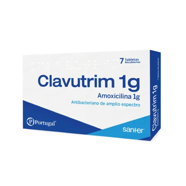 Clavutrim 1g Tabletas Recubiertas